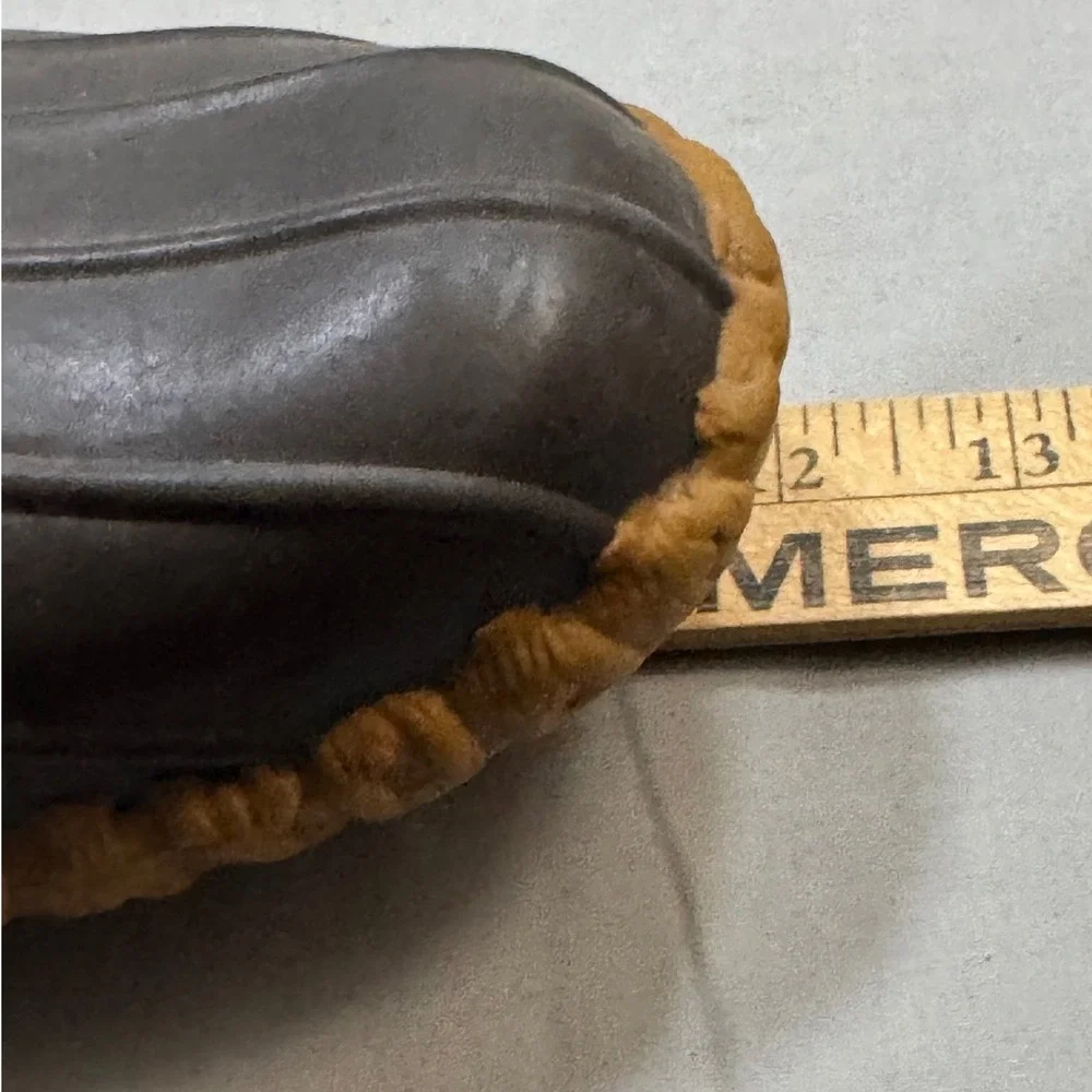 LL Bean Maine Hunting Shoe Vintage Duck Boots Mens 11 M Tan Brown Made in USA